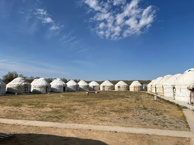 Avventura nell'oasi del deserto: notte in yurta nel Kyzylkum, lago Aydar e l'antica Nurata